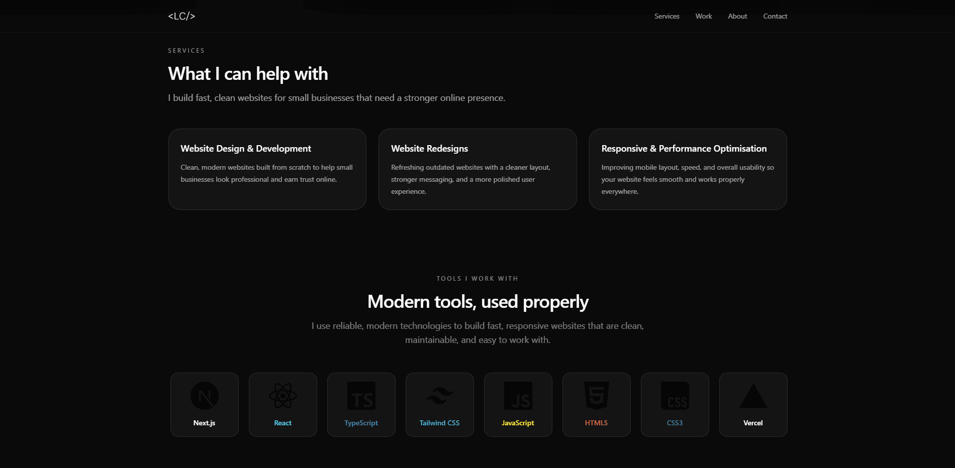 Personal Brand Website
